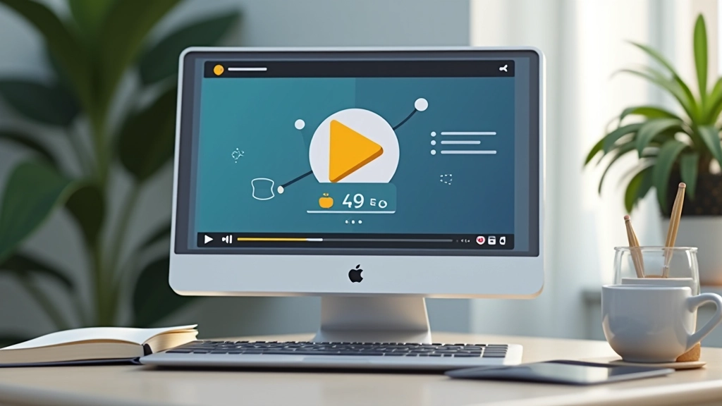 Interface de plataforma de e-learning com vídeos tutoriais